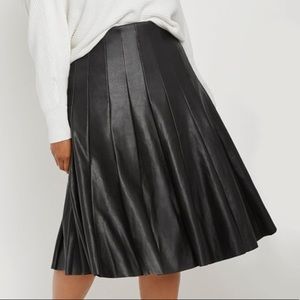 Eloquii Faux Leather Trumpet Skirt - size 14 new with tags